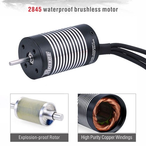 AU 2845 Brushless Motor for 1/12 1/14 RC Car HSP Monster On Road (5000KV) - Picture 6 of 12