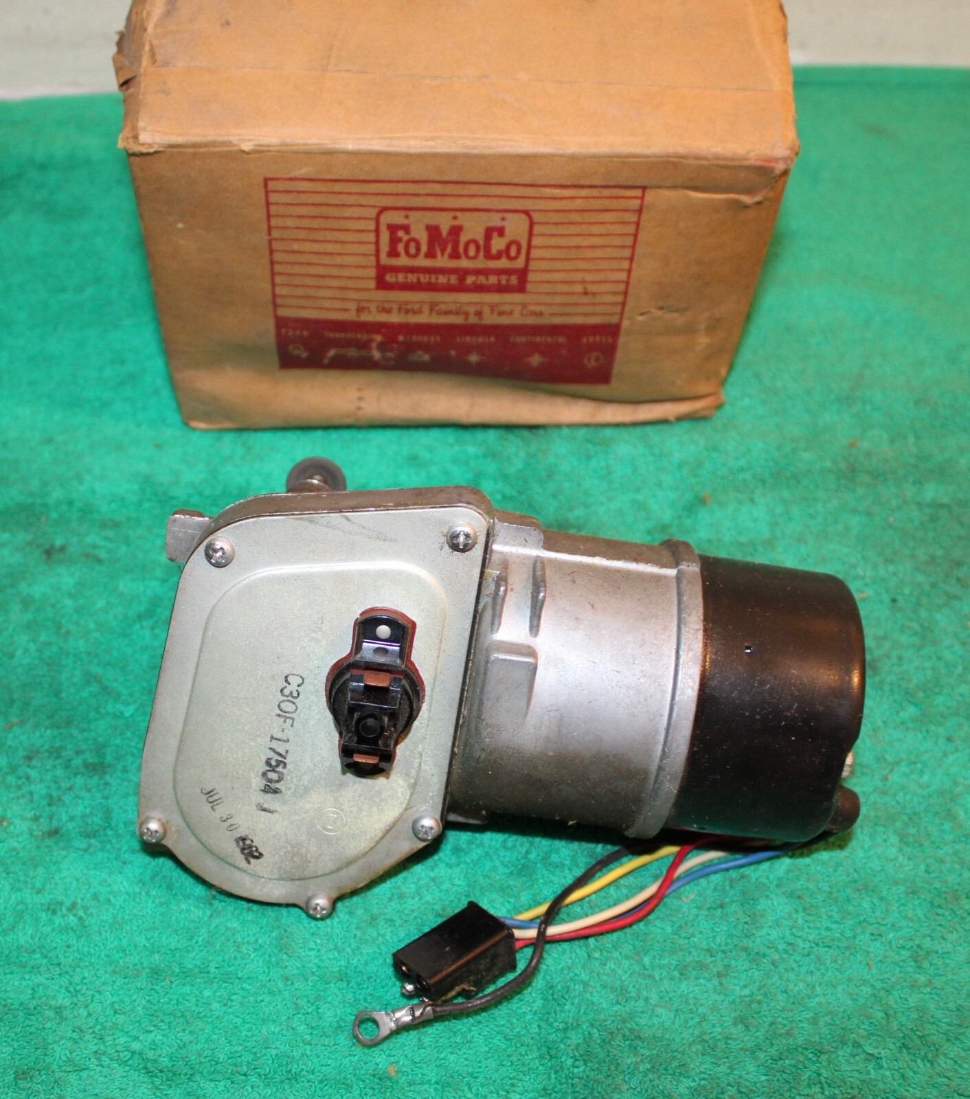 1963 1964 1965 Ford Fairlane 500 NOS ELECTRIC 2-Speed WINDSHIELD WIPER MOTOR