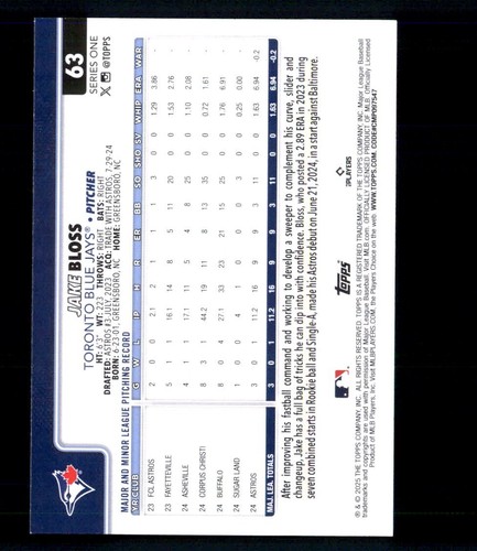 Topps Serie 1 Baseball 2025 (#1-175) Scegli tu - Completa il tuo set! - Foto 32 di 66