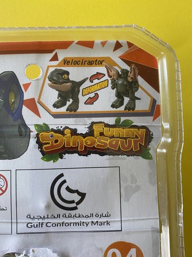 2 in 1 Dinosaur Robot Transforming Toy, VELOCIRAPTOR New In Pack. Single Dino. - Picture 4 of 6