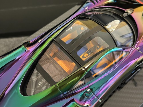 YY 1/18 Pagani Huayra BC modellino auto di fascia alta in resina sono disponibili due colori. - Foto 23 di 25