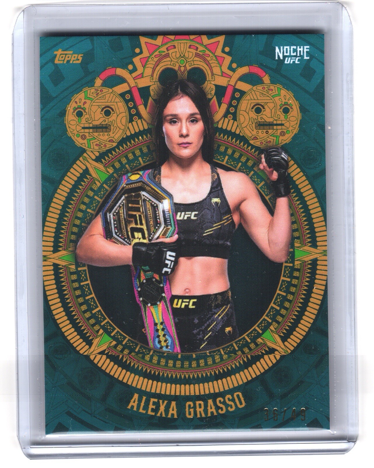 2024 Topps Noche UFC Alexa Grasso Blue 36/49