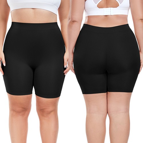 Plus Size Women High Waist Shorts Shapewear Body Shaper Tummy Control Thigh Slim - Picture 20 of 23