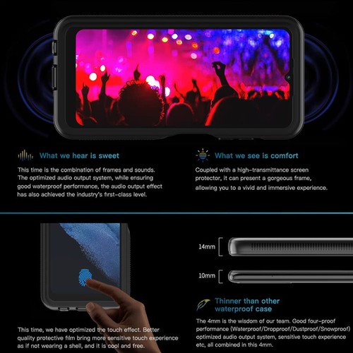 For Samsung Galaxy A54 A53 A42 A33 A32 A23 A22 A13 5G Waterproof Shockproof Case - Picture 7 of 42