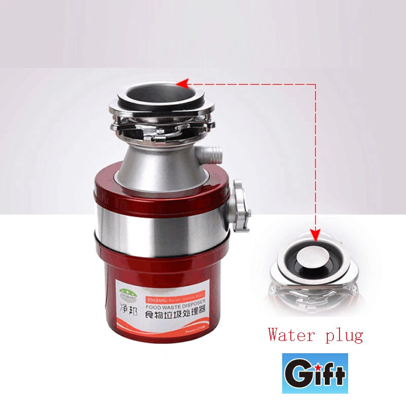 Eliminador de residuos de alimentos de cocina 220V 370W 1000ML trituradora de eliminación de basura - Imagen 3 de 4