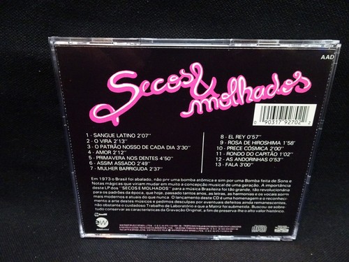 Secos & Molhados – A Volta De Secos & Molhados - BRAZIL PRESS - EX - NEW CASE!!! - Imagen 3 de 4