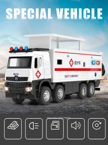 1/24 Benz Nomadison Krankenwagen Modell Spielzeug Druckguss Feuerwehr Chief Fahrzeug Kind Geschenk - Bild 7 von 16