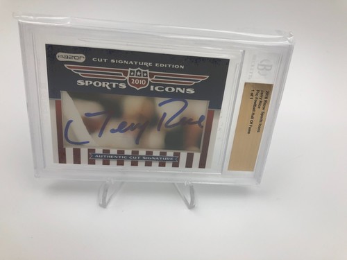 JERRY RICE 1/1 AUTO 2010 Razor CUT SIGNATURE Icons Card 49ERs HOF RARE 1 of 1 - Picture 5 of 10