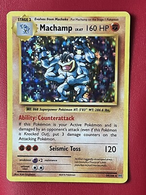 2016 machamp pokemon card value 2016 Pokémon Machamp Holo #59