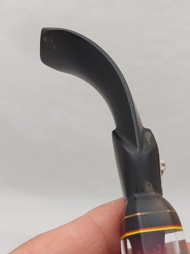 Antique Handmade Bakelite Memento Mori Skull Smoking Pipe - Picture 9 of 12