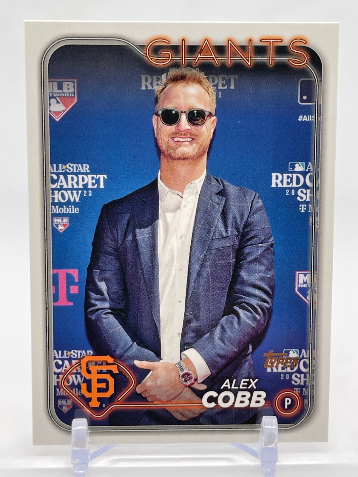 2024 Topps Series 2 Alex Cobb Golden Mirror SSP  #497