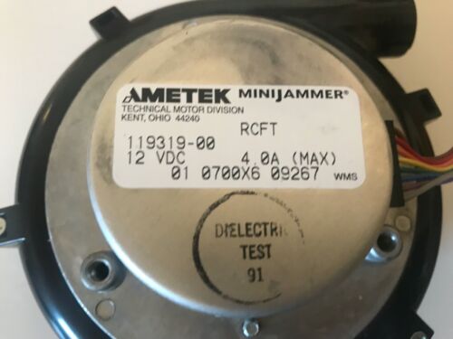 AMETEK 119319-00 MINIJAMMER BÜRSTENLOSES GEBLÄSE 5,0" 12VDC - Bild 3 von 5