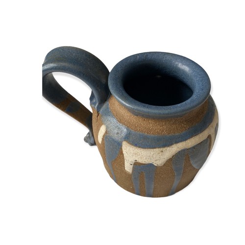 Drip Glaze Pottery Incense Burner 4” Artist Signed - Picture 2 of 9