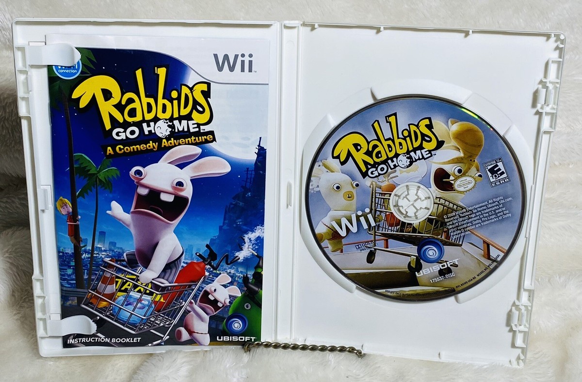 Rabbids Go Home (Nintendo Wii) A Comedy Adventure Ubisoft | eBay