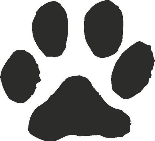 KT Animal Tracks Paw Hoof Claw Decal Sticker - Various Colours - 46 Designs - Picture 13 of 46