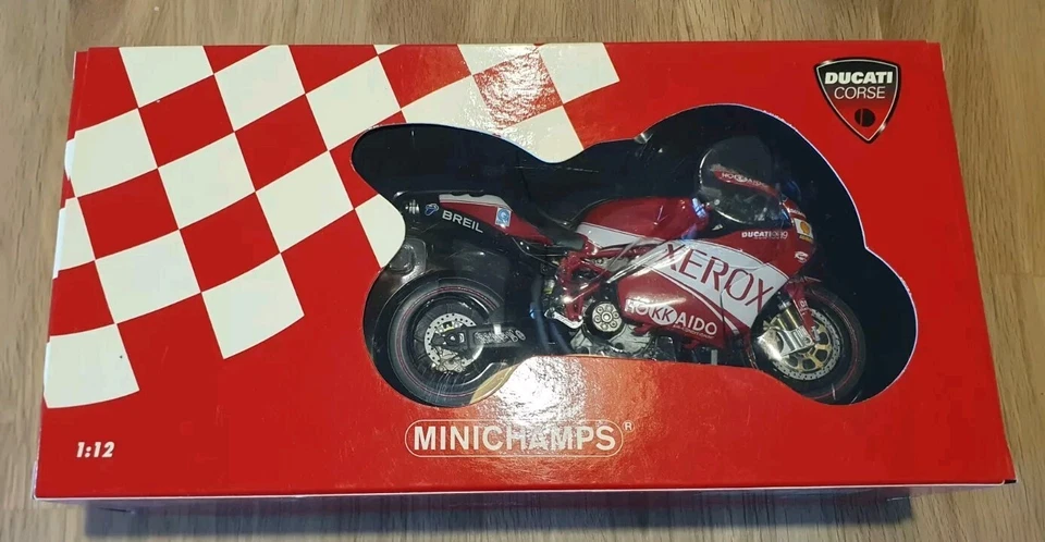 MINICHAMPS 1/12 DUCATI 999F05 Ducati XEROX Regis Laconi WSBK 2005 122050255 - Immagine 2 di 4