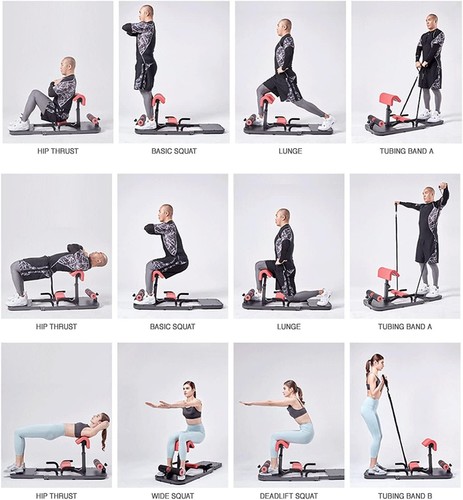 Hip Thrust Machine with High Resistance and Protectors Pad - Premium Squat for a - Picture 5 of 6