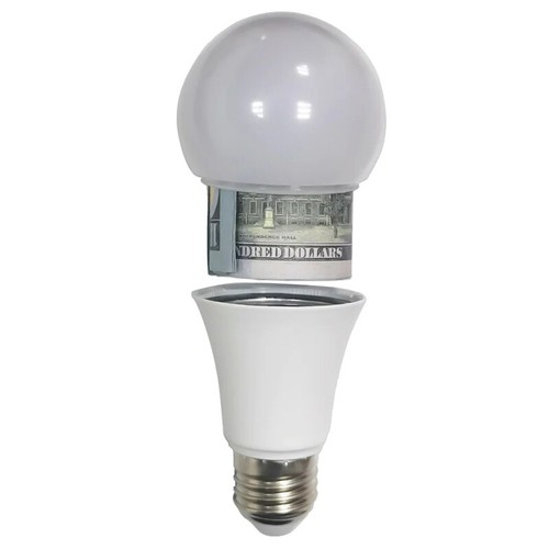 Creative Light Bulb Storage Box Private Money Jewels Box Hidden Storage - Picture 4 of 7