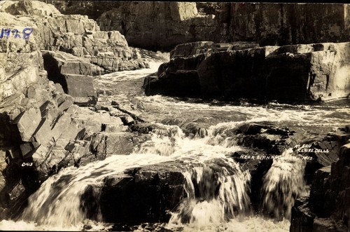 Postcard Eau Clair Dells, Wis. 1928  RPPC real picture (P-1) - Picture 1 of 2