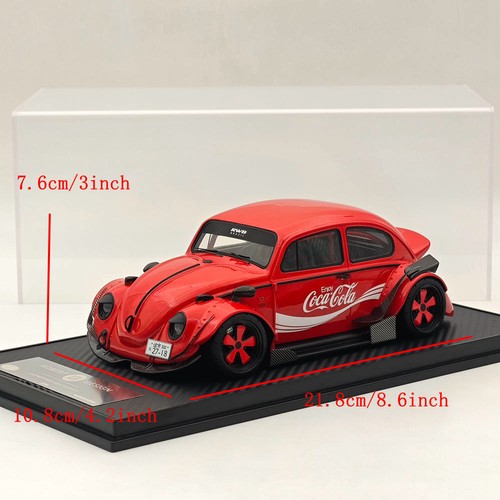 RAM Collectibles 1/18 RWB Volkswagen VW Beetle COCA-COLA WIDE BODY Red RM0029 - Picture 7 of 8
