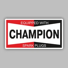 Champion Auto Parts Vinyl Sticker/Decal - Racing -Spark Plugs -Vintage - Classic