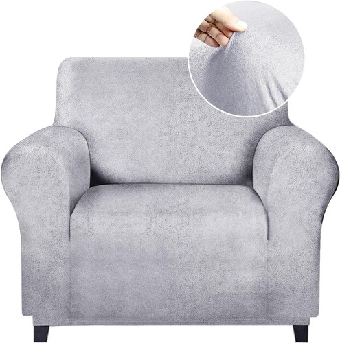 Elegant Marbling Chair Slip Cover - Soft, Durable & Washable Furniture Guard - Picture 3 of 9