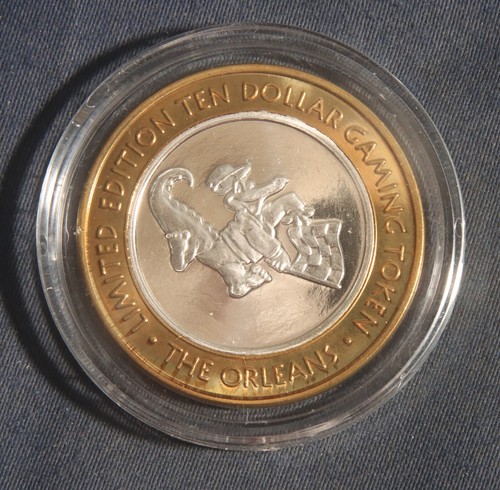 The Orleans $10 Casino Token .999 Silver Strike Lot 310547 - Picture 4 of 5