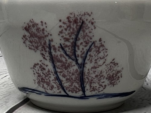 2 Asian Style Rice Bowls With A Peacock And Cherry Blossom Design Made In USA - Picture 7 of 7