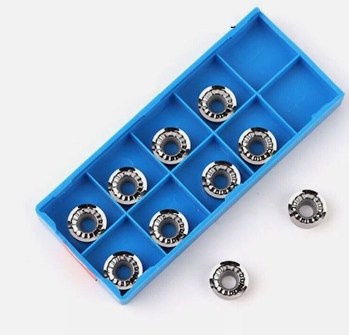 For Aluminum RPGT1204MO-AK N01 Carbide-milling Inserts Cutter Blade R6 circular - Picture 7 of 10