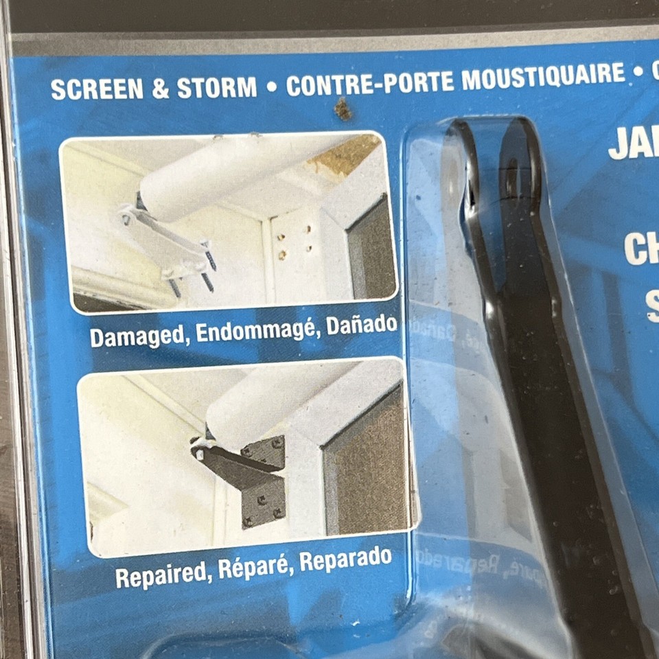 Wright Products V1020RJBBL Repair Jamb Bracket For V820 Screen Door