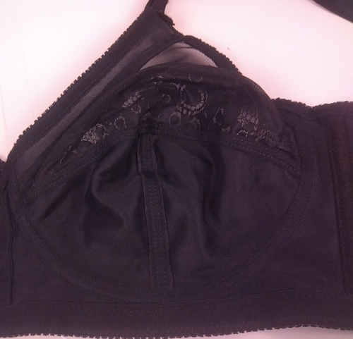 Vintage Bestform 6281 Black Full Figure Wireless T Shirt Bra Size 40 C - New - Picture 10 of 19