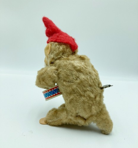 Working West German Windup Monkey Plays Drum Max Carl - Picture 6 of 11