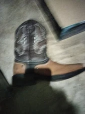 Garrreta Boots inc. Brown Cowboy Boots, (Original Made In Mexico)