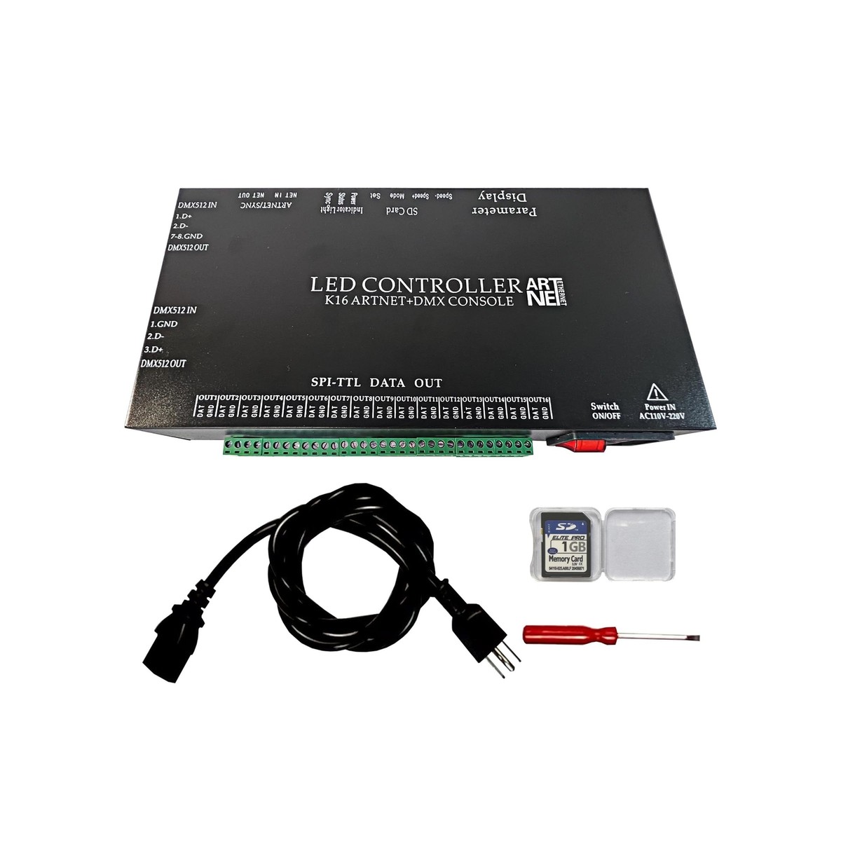 dmxページ Amazon.com: AZIMOM 24 Channel DMX Decoder Controller with