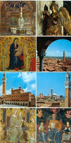 * SIENA - SOUVENIR * COMPOSTO DI N° 38 VEDUTE A COLORI - EDIZ. M.ROMBONI - SIENA - Picture 3 of 8