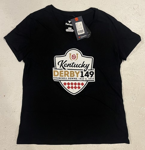 Chemise femme Fanatics Kentucky Derby 149 Churchill Downs 2023 M chevaux noirs
