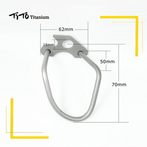 TiTo Titanium Bicycle Rear Derailleur Guard Bike Gear Protector Fit Shimano Sram - Picture 3 of 10