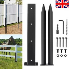 Heavy Duty Fence Post Repair Stakes Upgraded Fence Post Anchor Ground Sturdy