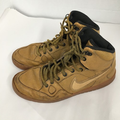 Nike Men’s Son of Force Wheat Tan Mid Top Sneakers Size 9 - Picture 14 of 15