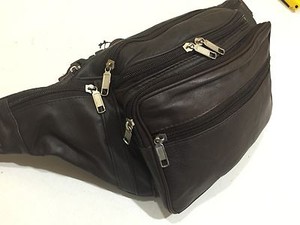 extra large leather fanny pack