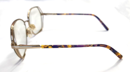 Oscar De La Renta OSCAR35 Tortoise Gold Metal Eyeglasses Frames 51-18 140 - Picture 6 of 6