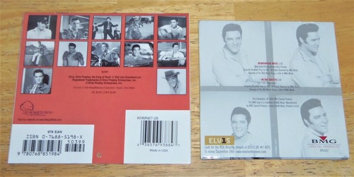 Lot of 2 Elvis Presley Then & Now CD Single & 2004 Mini Calendar New - Picture 2 of 2