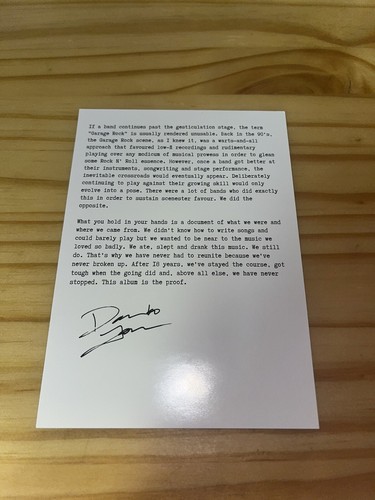 Danko Jones – Garage Rock! Collection Of Lost Songs From 96 - 98 LP VG+EX - Picture 6 of 6