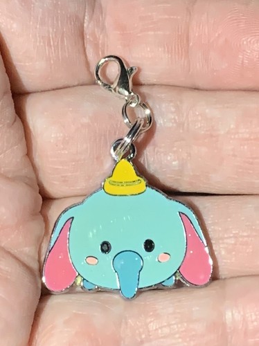 Silver Dumbo The Elephant Charm Zipper Pull & Keychain Add On Clip!! - 第 1/11 張圖片