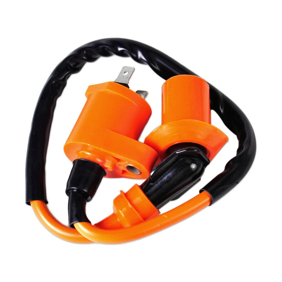 Bobina de ignição Racing 6 pinos CDI + bobina de ignição + vela de ignição para GY6 50cc 125cc 150cc - Imagem 3 de 4