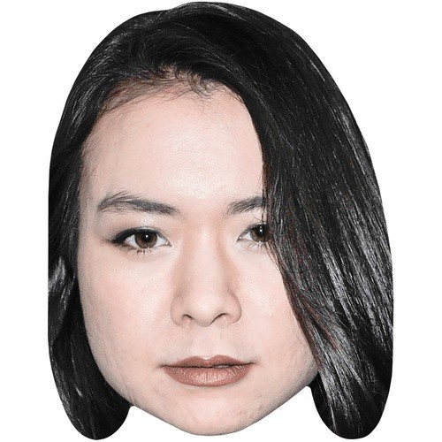 Mitski Miyawaki (Dark Hair) Celebrity Mask, Flat Card Face - Picture 1 of 3