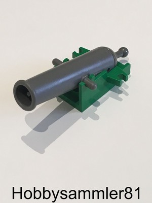 1 x LEGO® 2527 System,Kanone rot,grau für Piraten,Seeräuber u.a wie abgebildet.