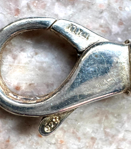 Vintage Italian 925 Sterling Silver Solid Bracelet 7.5” Marked 1756 AR – Arezz - Picture 7 of 9