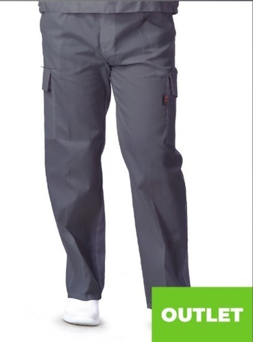 PANTALONE DA LAVORO MULTITASCHE MISTO COTONE LEGGERO COLORI BLU o GRIGIO OUTLET - Foto 6 di 10