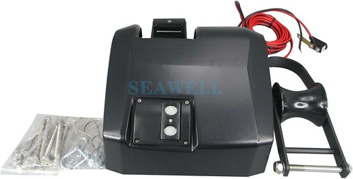 35 LBs Boat Saltwater Electric Anchor Winch With Wireless Remote Control black - Picture 5 of 8